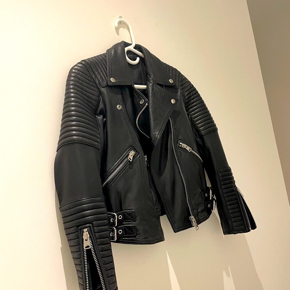 All Sant Leather jacket XS. brand new condition. worn a few times only